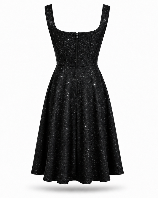 Vestido Corset MIDI Glitter