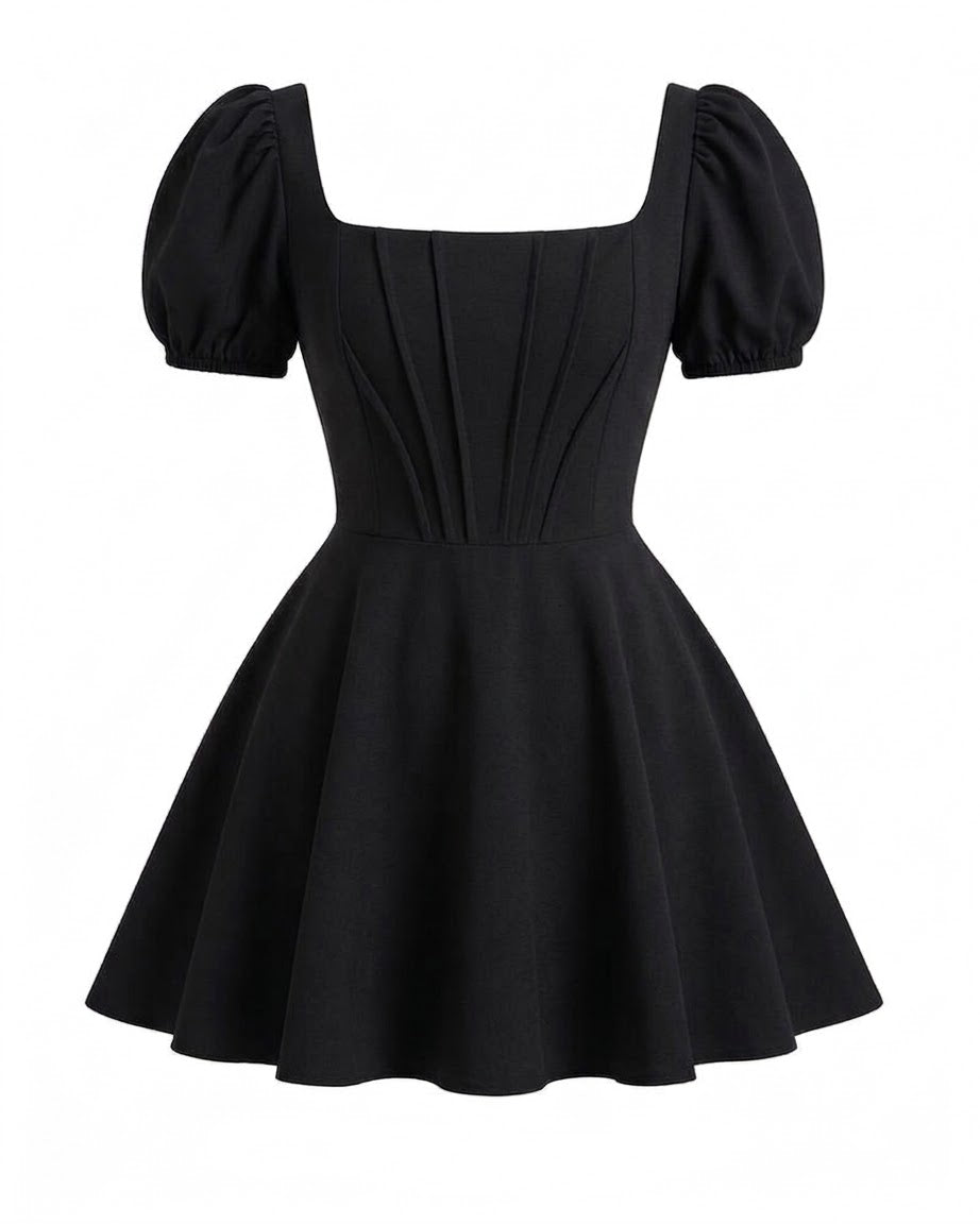 Vestido Blossom Negro