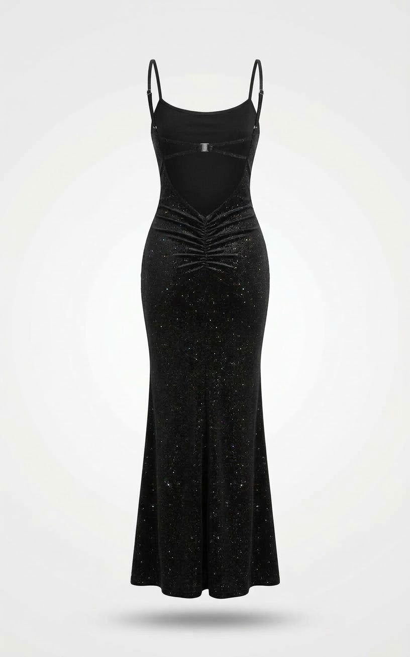 Vestido Femme Fatale glitter