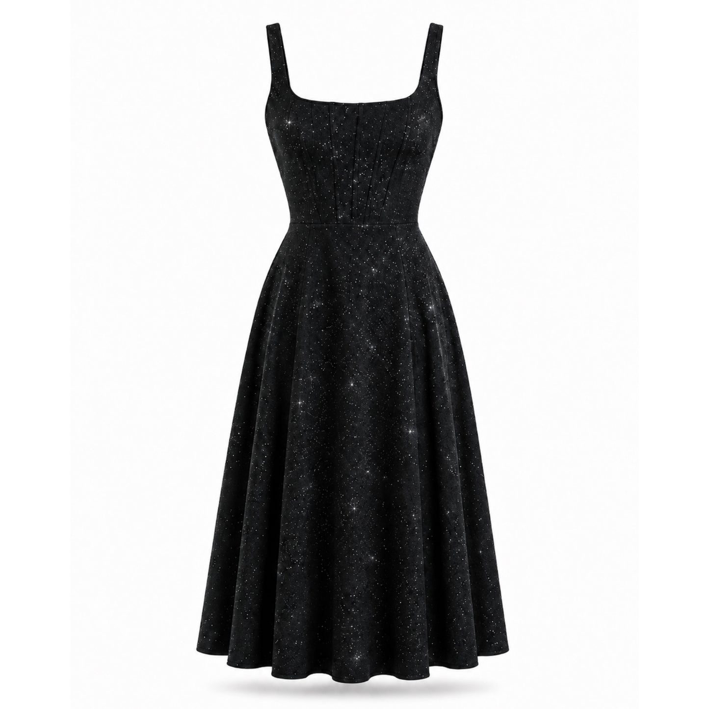 Vestido Corset MIDI Glitter