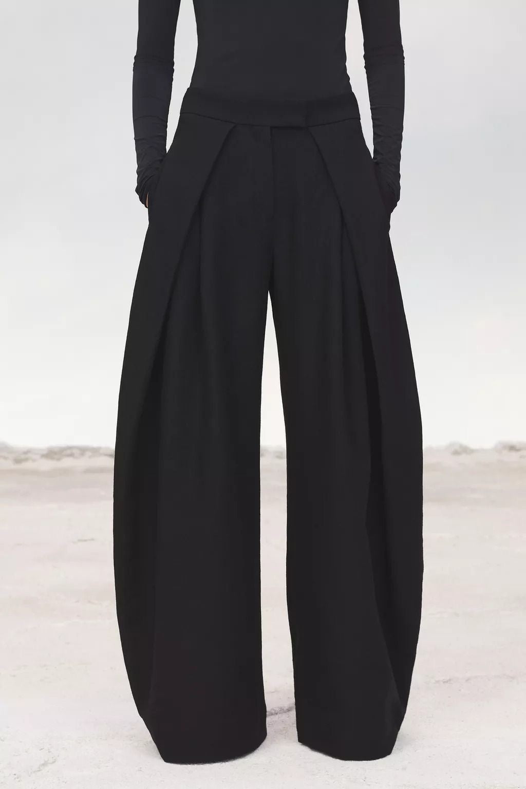 Pantalón Origami Negro