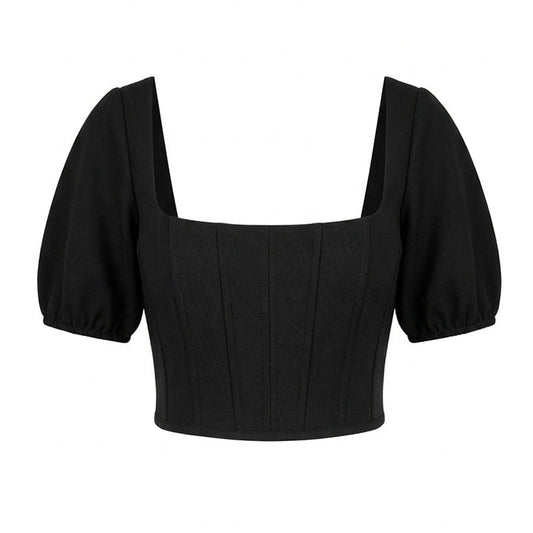 Corset Blossom Negro