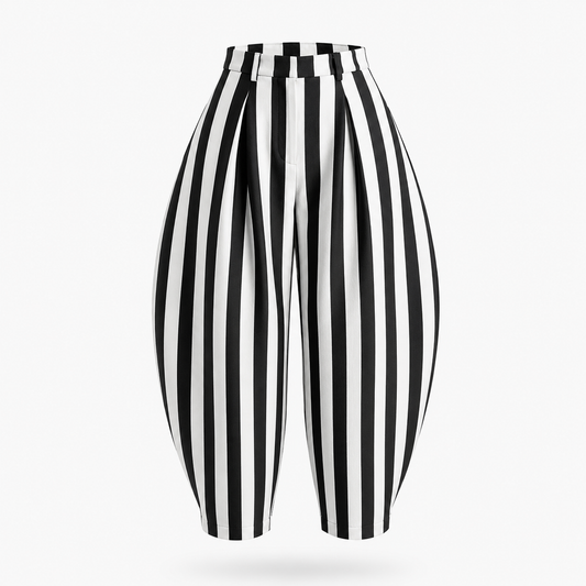 Pantalón Barrel Rayas