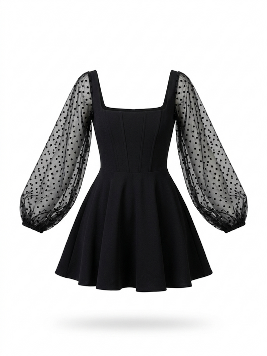 Vestido Corset SWAN DOTS