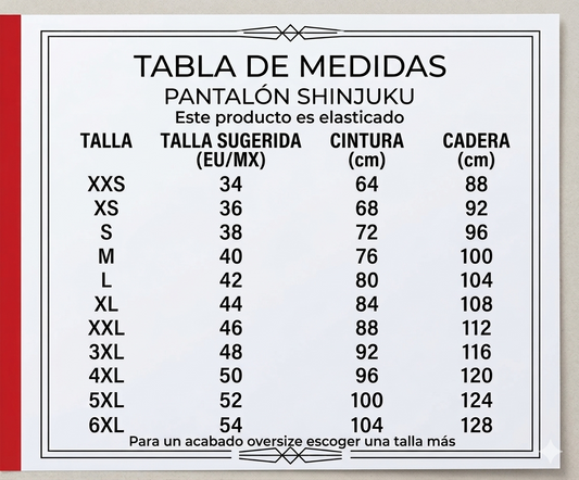 Pantalón Shinjuku Negro
