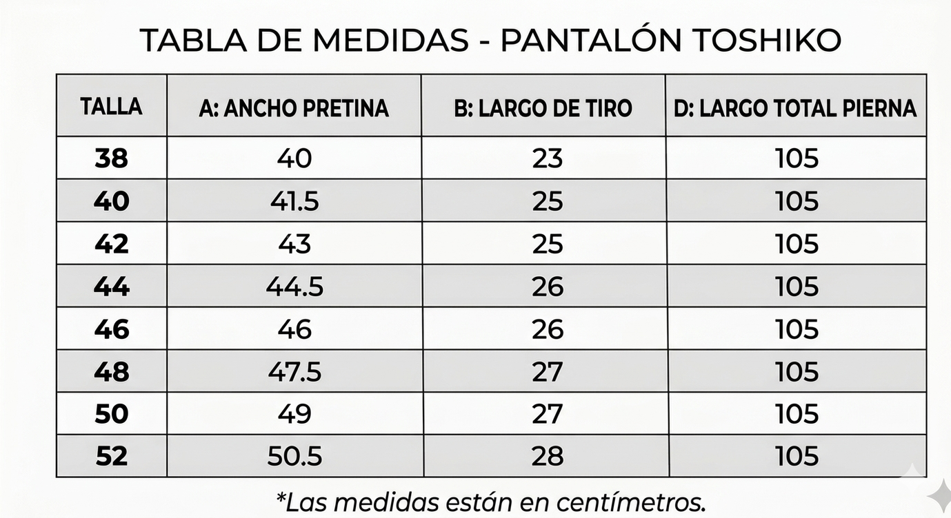 Pantalón Toshiko black UNISEX