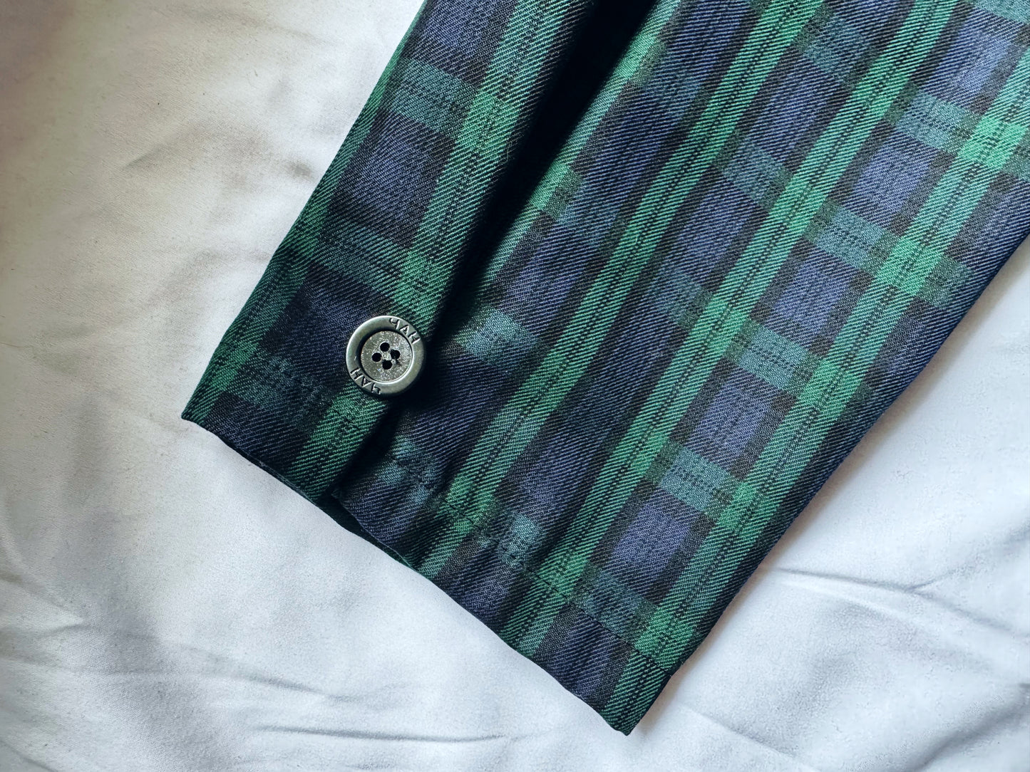 Pantalón Carrot Tartan Verde