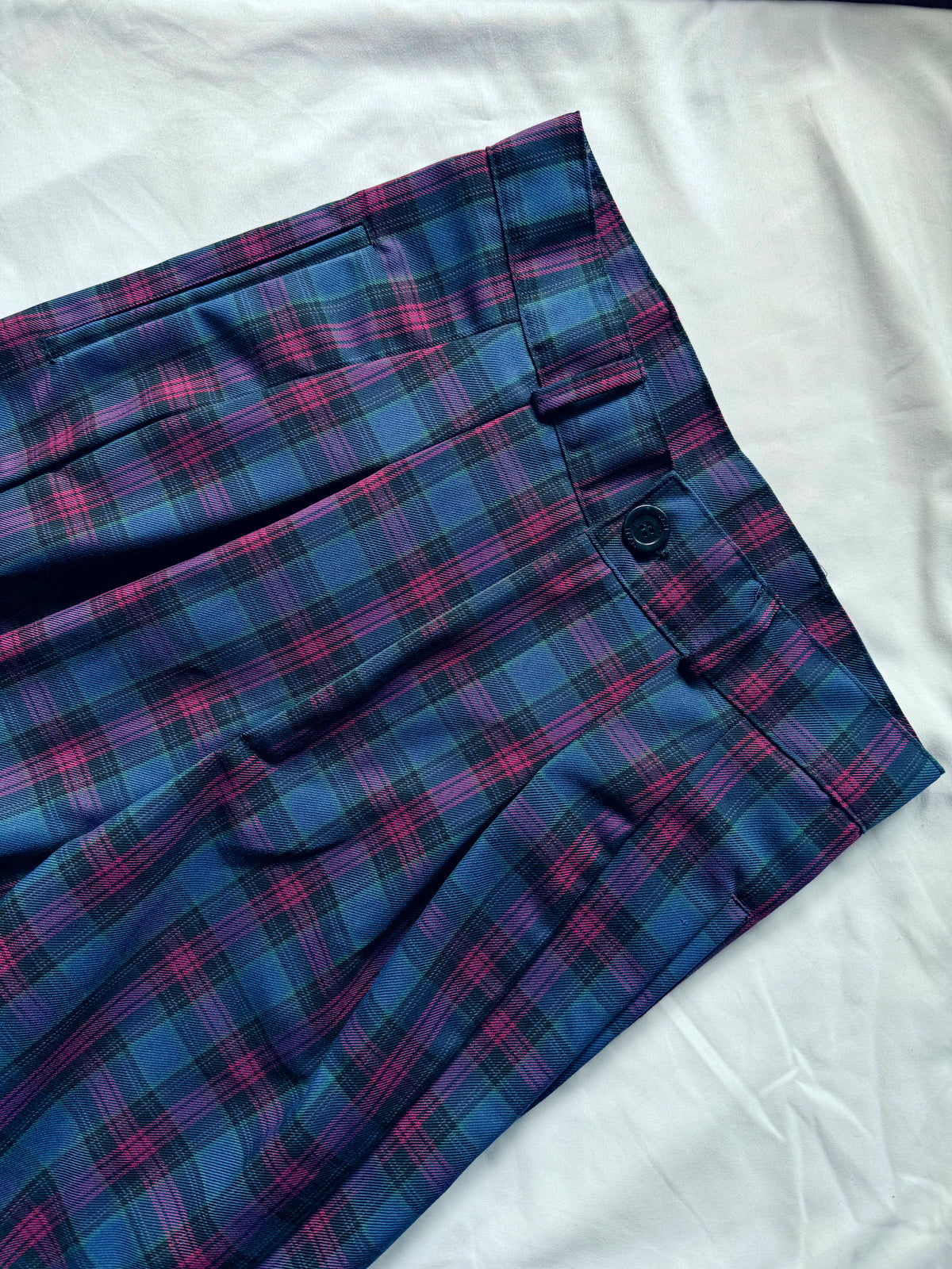 Pantalón Carrot Tartan Violet