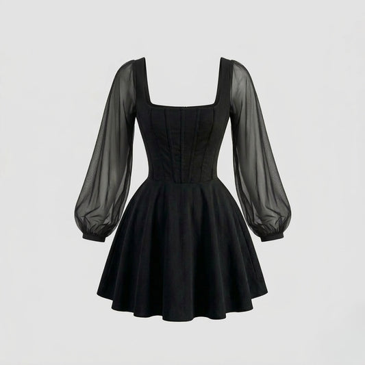 Vestido Corset Black Swan